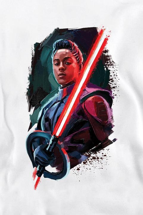Actual product image Star Wars Unisex Adult Obi Wan Kenobi Reva Painted Sweatshirt (M)