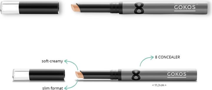 Actual product image Gokos Concealer (801 Classic Ivory)