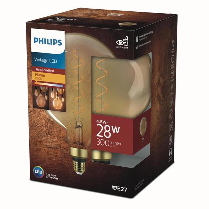 Produktbild Philips LED EyeComfort (E27, 4.50 W, 300 lm, 1 x, F)
