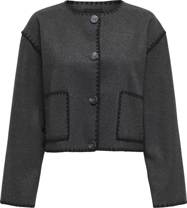 Actual product image Only Lapel collar Drop shoulder coat Jacket (M)