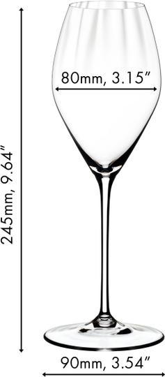 Actual product image Riedel Performance champagne glasses including polishing cloth (37.50 cl, 2 Glasses, Champagne glasses)