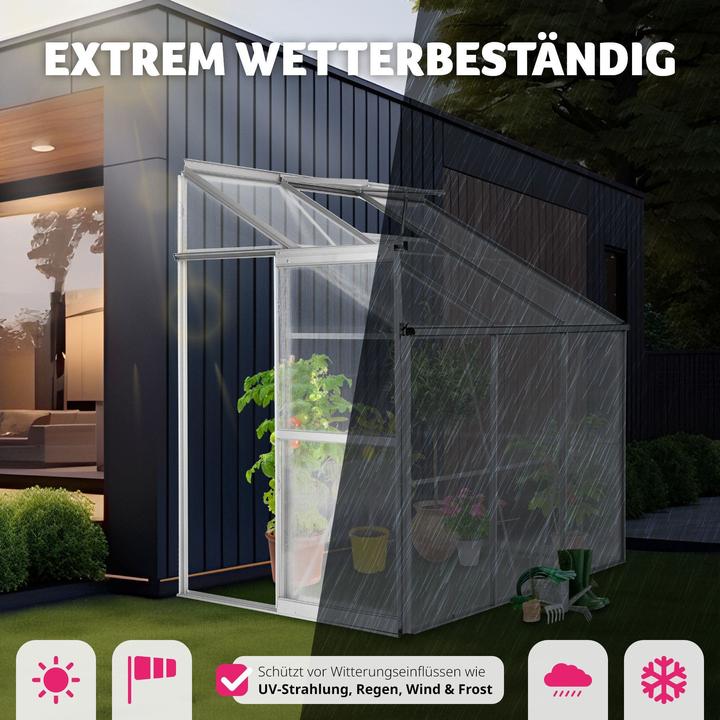 Actual product image tectake Leaning greenhouse