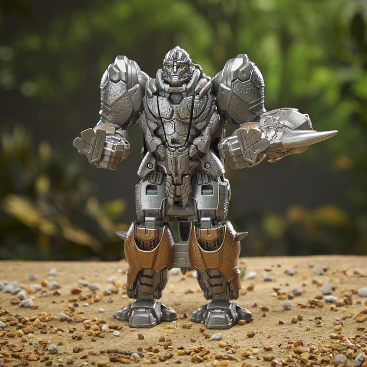 Actual product image Transformers Rise of the Beasts Smash Changer Rhinox