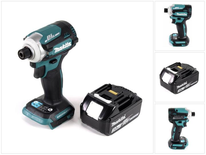 Produktbild Makita DTD 171 F1 Akku Schlagschrauber 18V 170Nm 1/4" Brushless + 1x Akku 3,0Ah - ohne Ladegerät (Akkubetrieb)