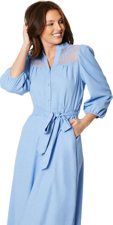 Actual product image Principles Womens/Ladies Lace Yoke Belt Midi Dress (40 D)