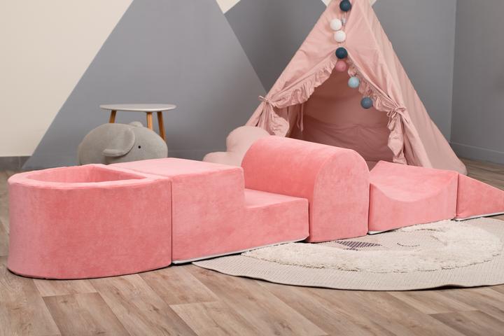 Actual product image Knorrtoys Soft play blocks - "Pink" (Child armchair)