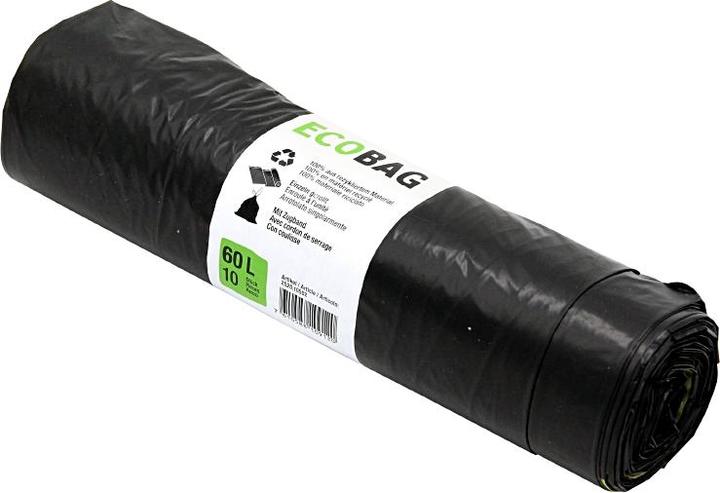 Kehrichtsack 60L/schwarz ZB (10 x, 60 l)