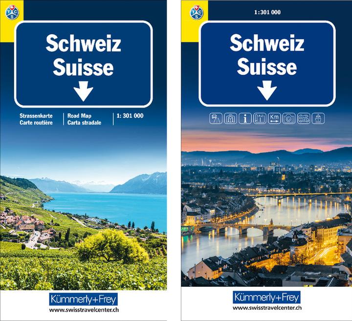 Produktbild Schweiz TCS Strassenkarte 1:301 000