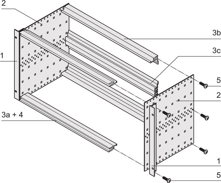 Actual product image Schroff BGTR PRO F 3HE 84TE 235T MZ