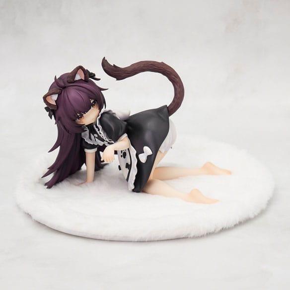 Actual product image Eusun Original Character statuette 1/7 Cat Ear Maid Peng Peng 10 cm