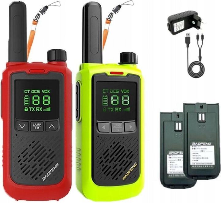 Actual product image Baofeng Walkie-Talkie BF-T17 Black (10 km)