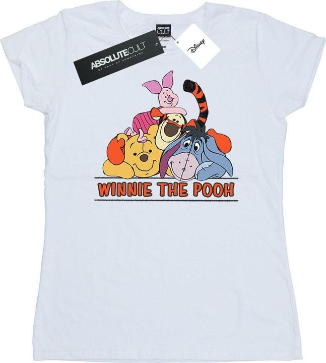 Actual product image Disney Womens/Ladies Winnie The Pooh Group Cotton T-Shirt (L)