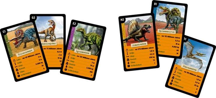 Produktbild Die Spiegelburg T-Rex Quartett (Deutsch)