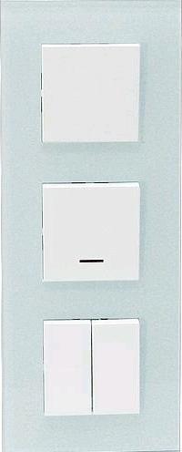 Actual product image EGB V50251398 Cover frame 50x50 triple glass mint