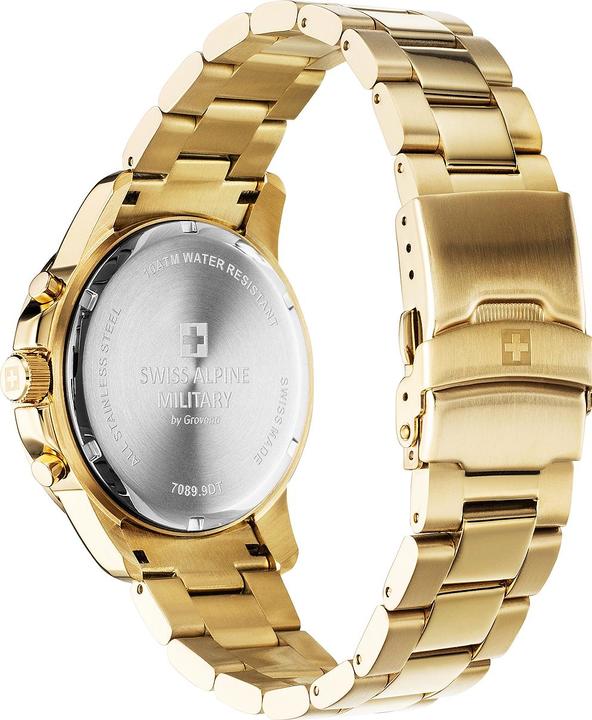 Image du produit Swiss Alpine Military 7089.9115 Montre chronographe pour hommes 44mm 10ATM (Chronographe, 44 mm)
