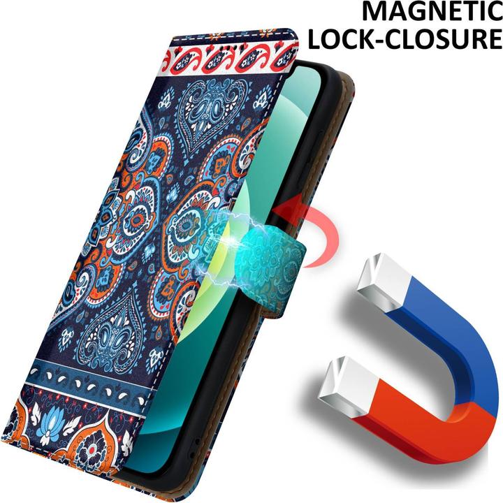 Actual product image Cadorabo Book cover with print (Apple iPhone 12 mini)