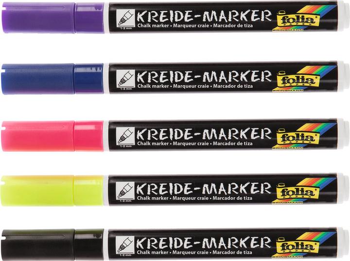 Produktbild Folia Neon Lights (Violett, Pink, Blau, Gelb, Schwarz, 2 mm, 5 x)