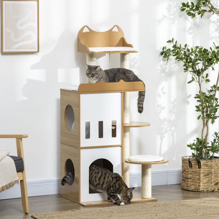 Produktbild Jamb Kratzbaum (133 cm, Eiche+Weiss)