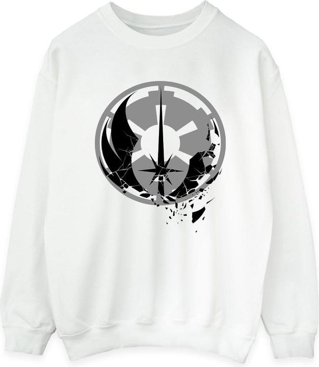 Star Wars ObiWan Kenobi Fractured Logos Sweatshirt (L)