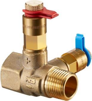 Actual product image Oventrop OV Orifice plate with 2 measuring valves PN 20, gunmetal DN 40, 1 1/2inch IT/AG