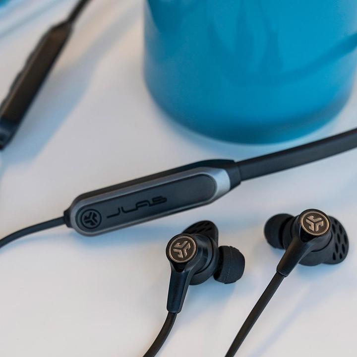 Produktbild JLab Audio Epic ANC Earbuds w Neckband IEUEBEPIC, Black (ANC, 10 h, Kabellos)