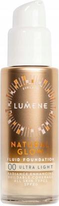 Actual product image Lumene Natural Glow Fluid Foundation 00 Ultra Light 30ml