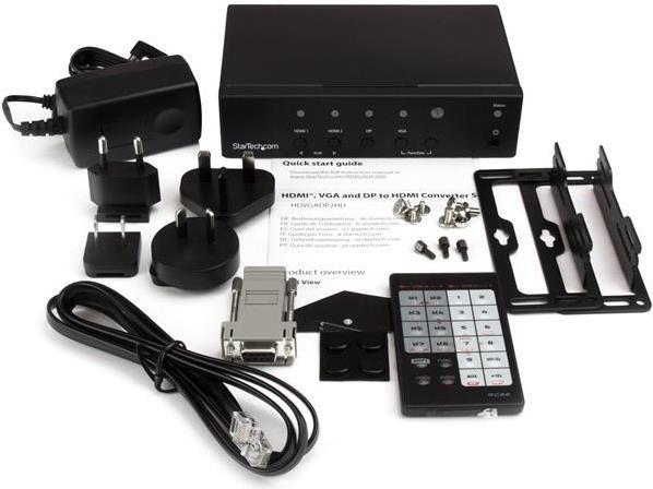 Image du produit StarTech Commutateur Convertisseur DP VGA HDMI