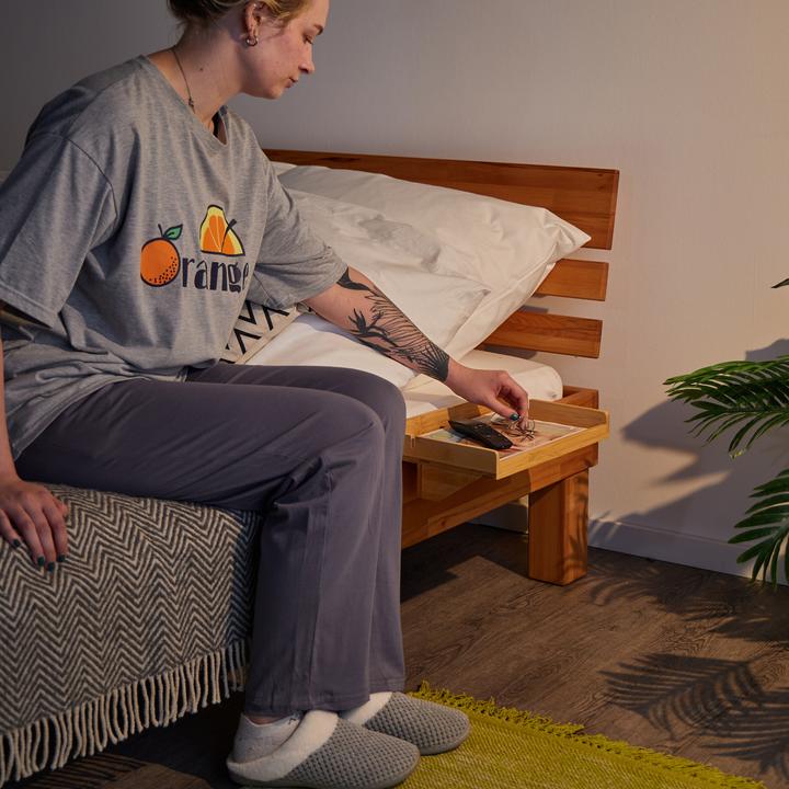 Actual product image Relaxdays Bed tray (33 x 24 x 10 cm)