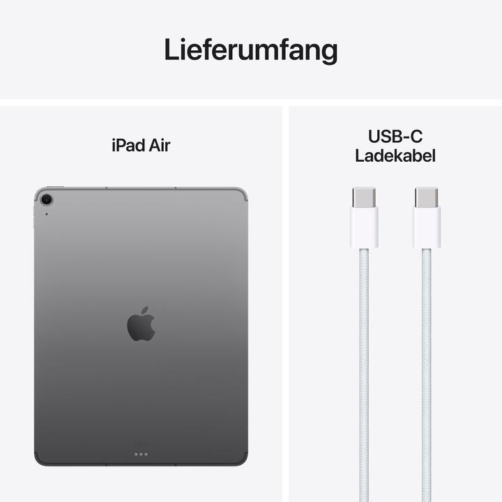 Produktbild Apple iPad Air 13 2025 (M3) (5G, 13", 128 GB, Space Gray)