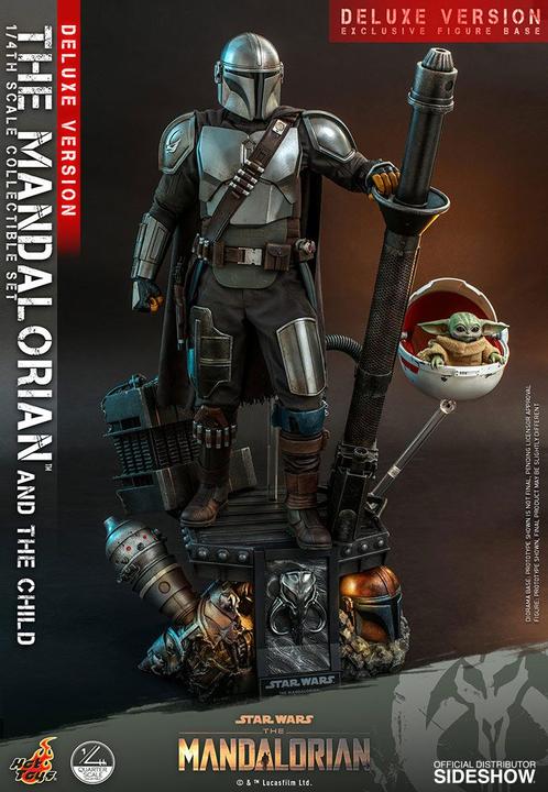 Immagine prodotto Hot Toys Star Wars - Il Mandaloriano "Il Mandaloriano e il Bambino" Deluxe 1/4 Action Figures