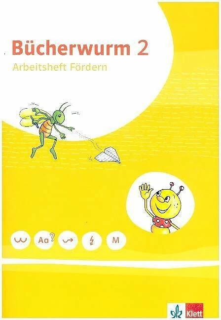 Actual product image Bücherwurm Sprachbuch 2. Arbeitsheft. Klasse 2 (German, Ernst Klett Publishers, 2019)