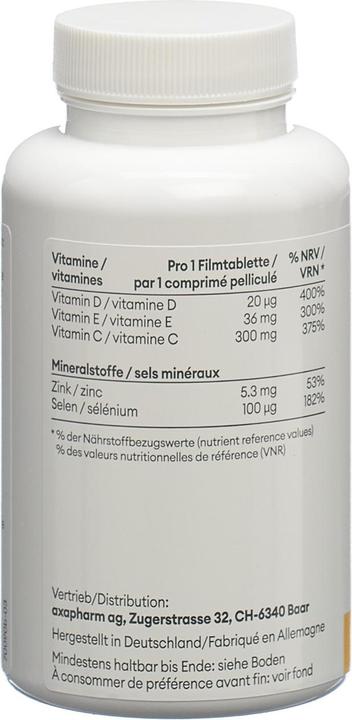 Valori nutrizionali e ingredienti Complex Proteggere Filmtabl (120 Pezzo/i, Pillole, 178 g)