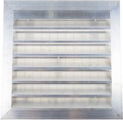 Image du produit Rs Pro Volet lam. fix., bride, alu. 300×300 mm