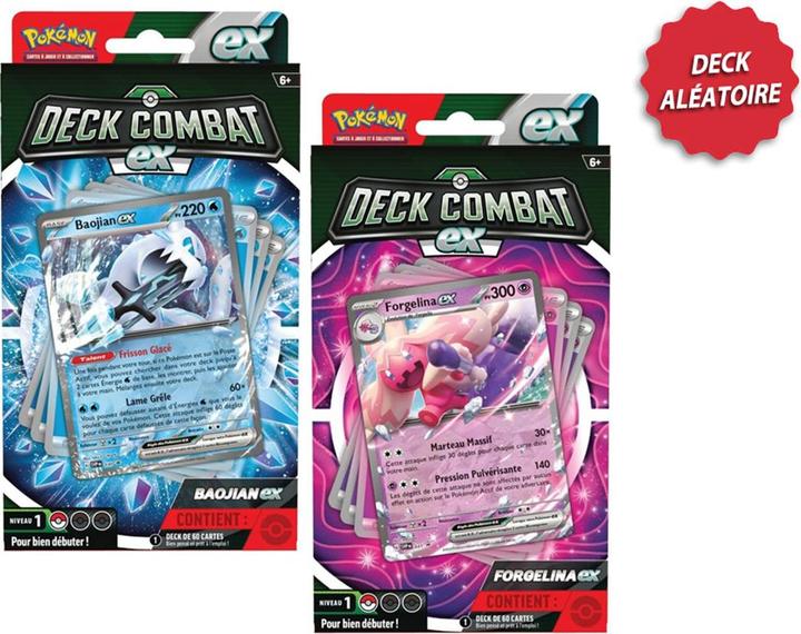 Image du produit Pokémon JCC - Deck Combat Baojian-ex ou Forgelina-ex (1x deck aléatoire) (Pont)