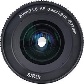 Image du produit Sirui 20mm T1.8 1.33X S35 AF Anamorphic Objektiv (Nikon Z-Mount, Blue Flare) (Nikon Z, APS-C / DX)