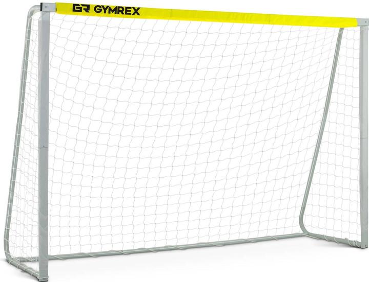 Produktbild Gymrex Fussballtor wetterfest Kinder Fussballtor Garten 3 x 2m Nylonnetz Bodenheringe