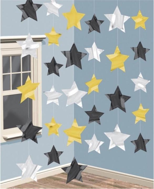 Actual product image Sombo 6 hanging garlands New Year's Eve