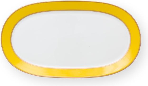 Produktbild PIP Studio Chique Servierplatte gold-gelb 28cm