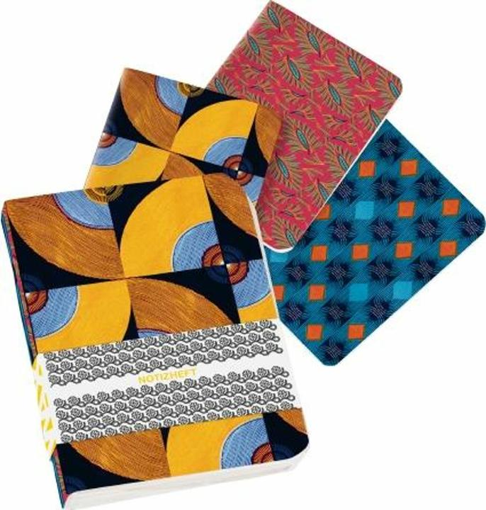 Immagine prodotto Mini quaderni WAX - motivo a scacchiera, fiori e cerchi