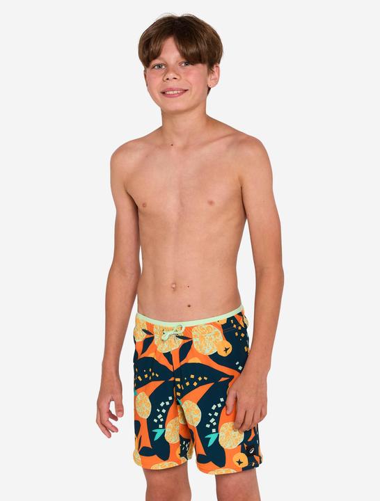 Produktbild Nabaiji Schwimmshorts Jungen lang - 100 Hotu orange (12, 13, 14)