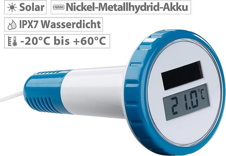 Actual product image Infactory Digital Solar Pond & Pool Thermometer