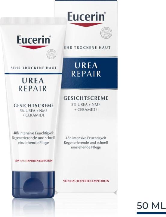 Produktbild Eucerin Urea Repair Gesichtscreme 5% Urea (50 ml, Tagescreme)