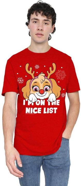 Actual product image Paw Patrol Unisex Adult Nice Christmas Skye T-Shirt (L)