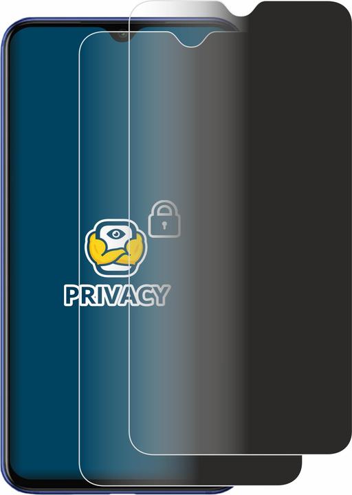 Productafbeelding BROTECT Anti-spionnetje privacyfolie Beschermfolie tegen blauw licht (2 Stuk, Xiaomi Mi 9 SE)