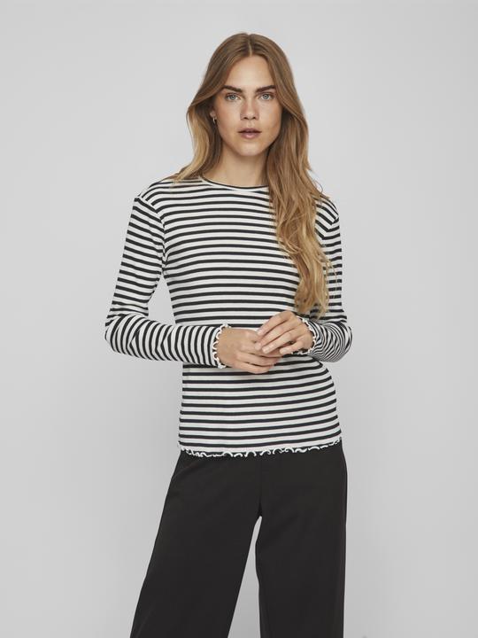 Actual product image Vila Ribbed top with long sleeves (XS)