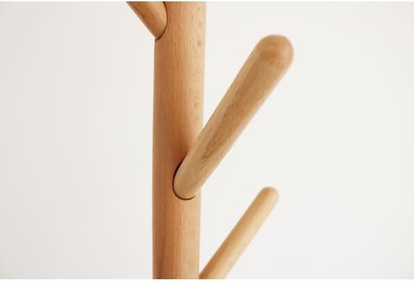 Immagine prodotto Unilux Appendiabiti MIKADO, 8 ganci, design salvaspazio in legno di faggio, ganci arrotondati,...