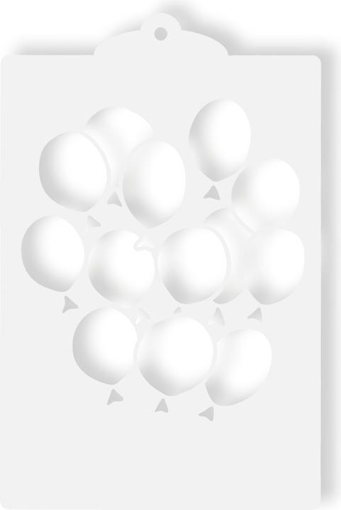 Immagine prodotto Craft Emotions Stencil "uva a palloncino" A6