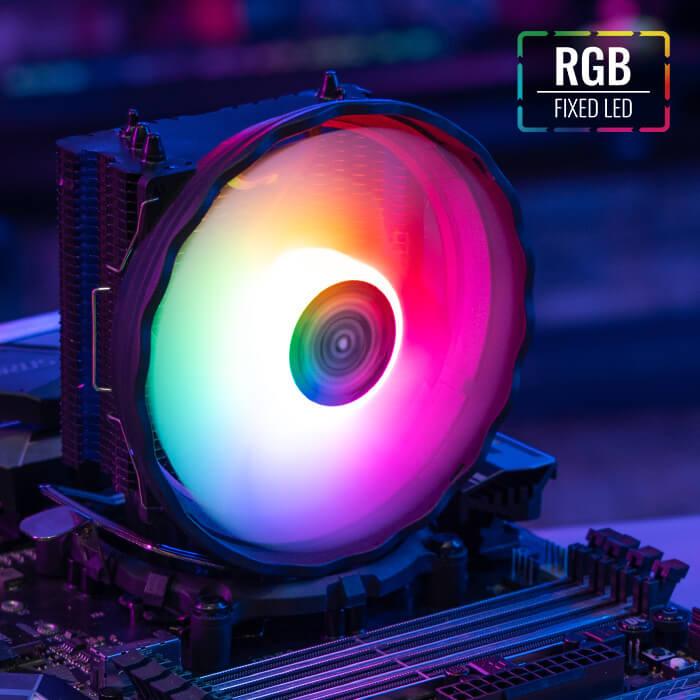 Actual product image AeroCool Chłodzenie PGS RAVE 3 FRGB PWM 4P (135 mm)