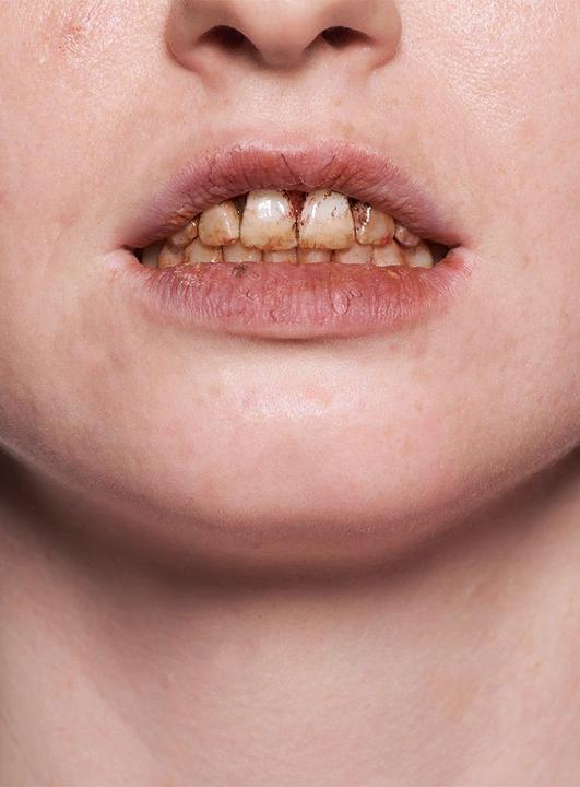 Actual product image Maskworld Zahnlack Nikotin 10ml Pinselflasche