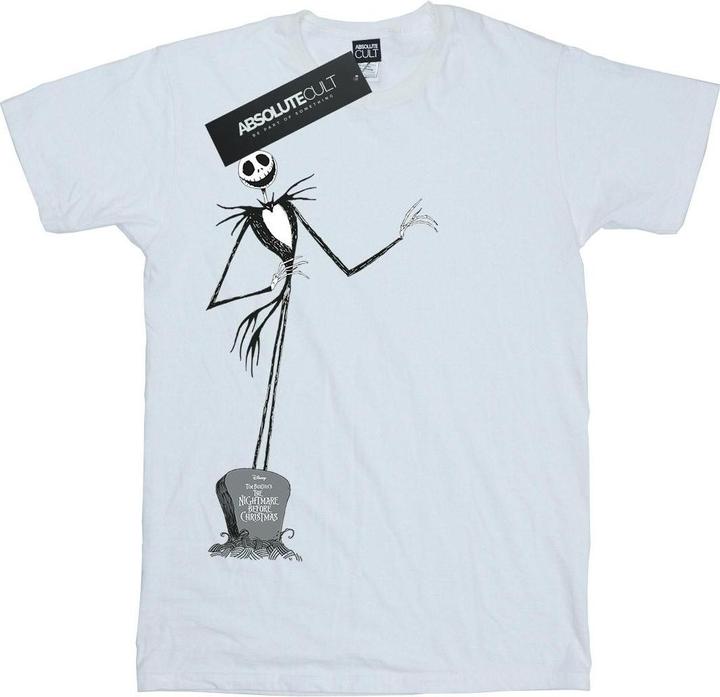Actual product image Disney Boys Nightmare Before Christmas Jack Pose T-Shirt (140, 146)